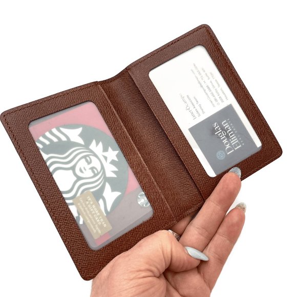 Auc Louis Vuitton Monogram ID /Pocket Organizer Business Card Credit Card wallet - Picture 3 of 13